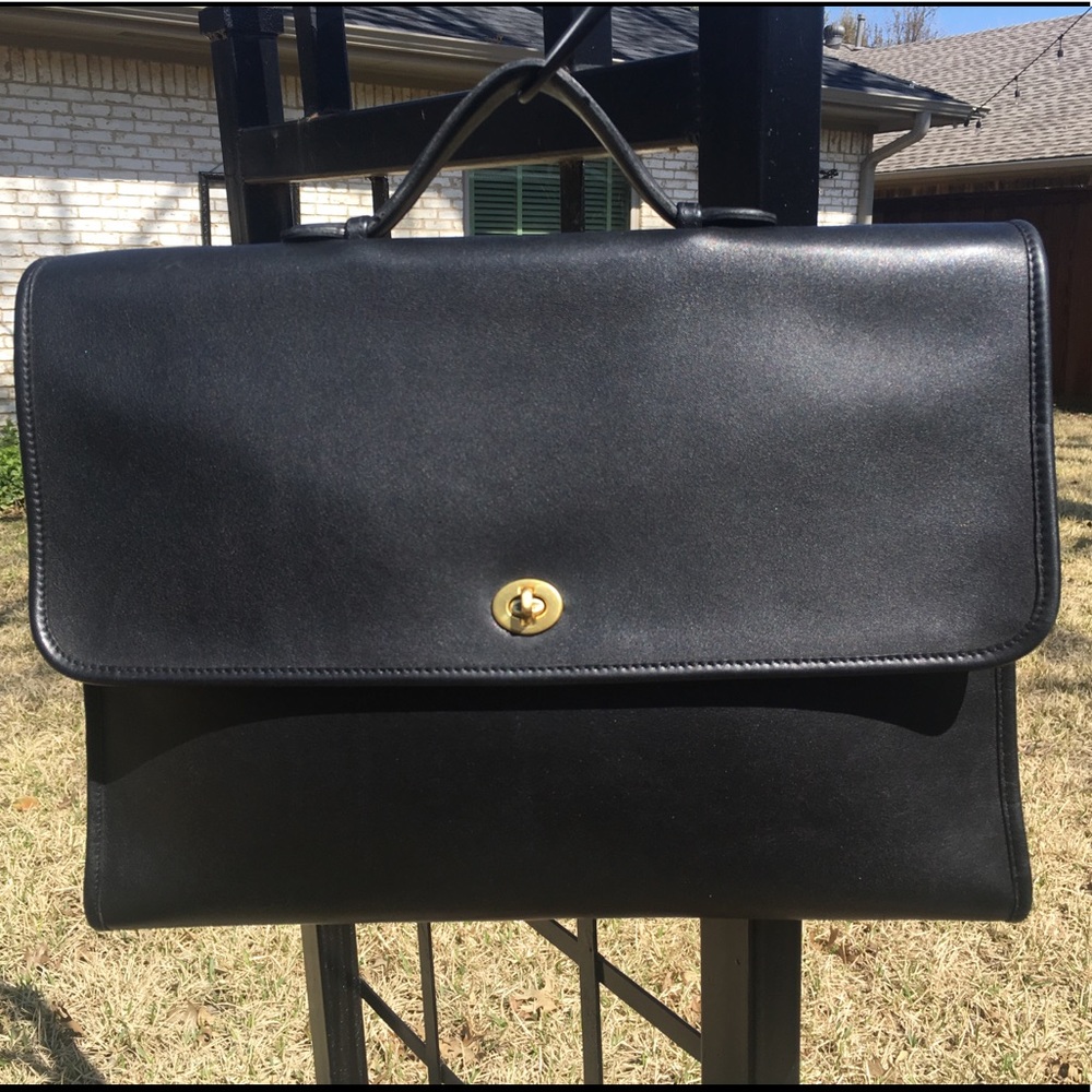 SOLD Vtg Coach Regency Brief portfolio style 5255